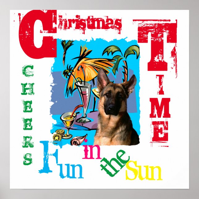 Schäferhund Poster (Framsidan)