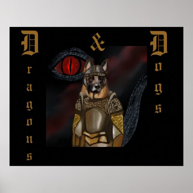 Schäferhund   poster (Framsidan)
