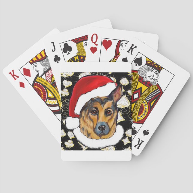 SCHÄFERHUND SPEL KORT (Baksidan)