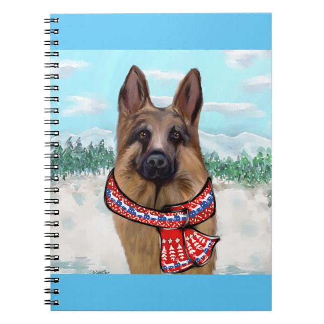 Schäferhund Sverige Anteckningsbok (Framsidan)