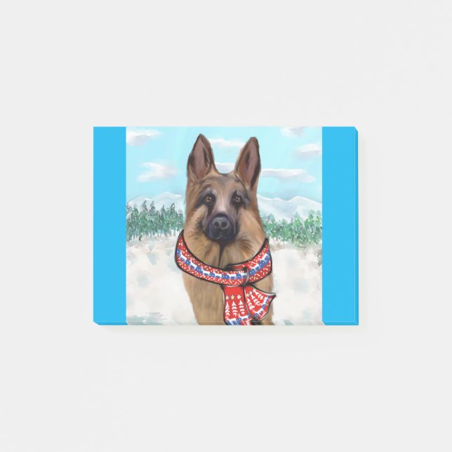 Schäferhund Sverige Post-it Block (Framsida)