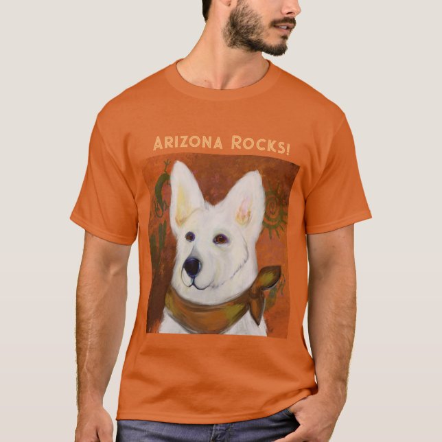 Schäferhund T Shirt (Framsida)