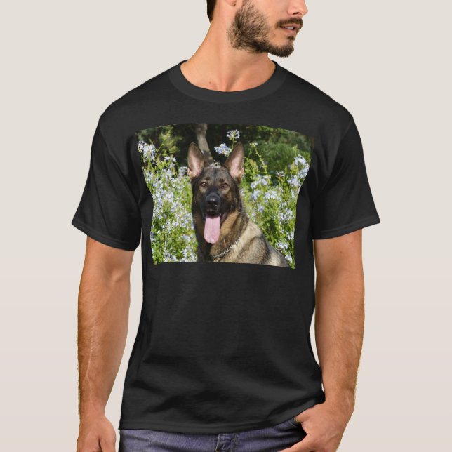Schäferhund T Shirt (Framsida)