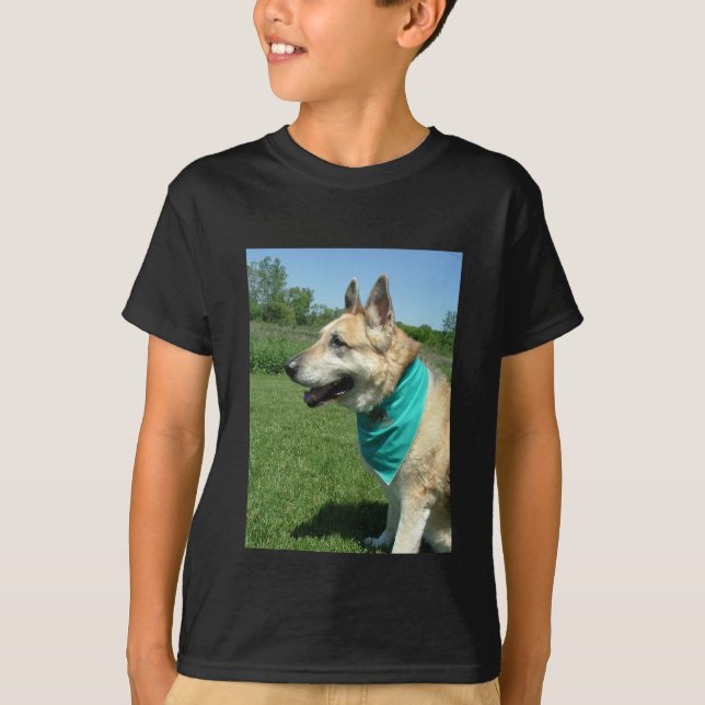 Schäferhund T Shirt (Framsida)