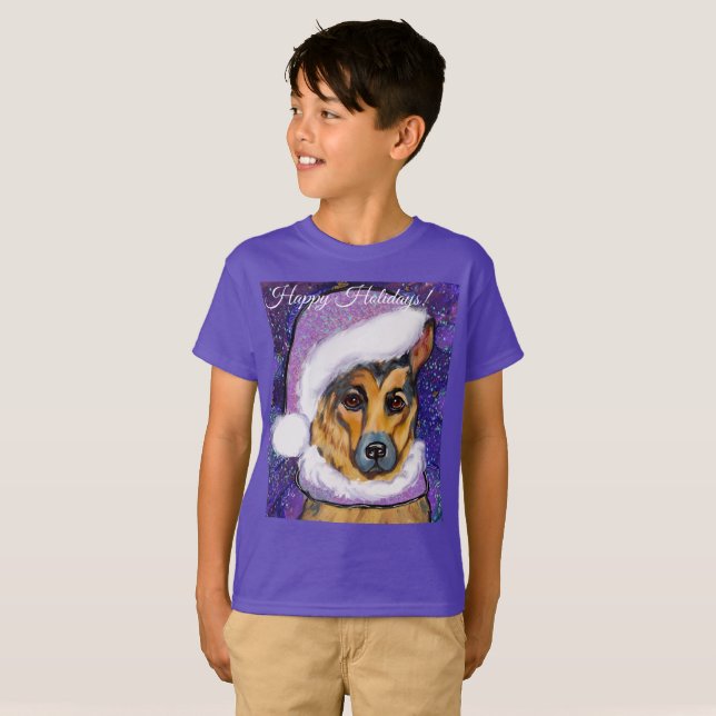 SCHÄFERHUND T SHIRT (Hel framsida)