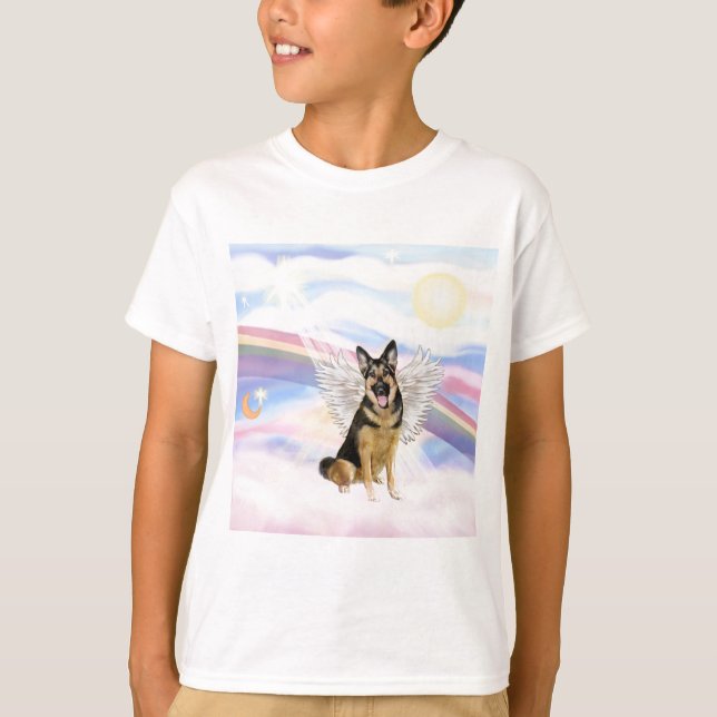 Schäferhund T-shirt (Framsida)