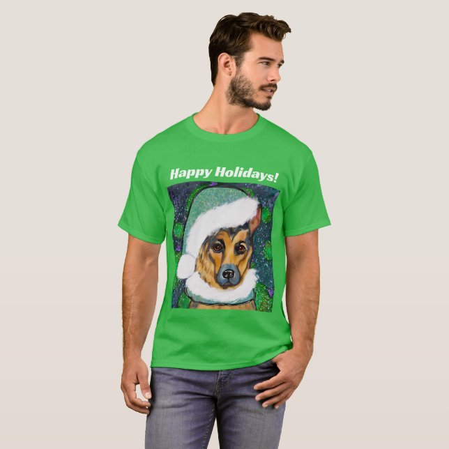 SCHÄFERHUND T SHIRT (Hel framsida)