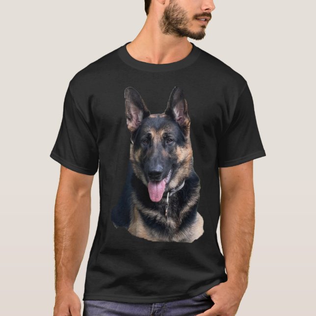 SCHÄFERHUND  T SHIRT (Framsida)