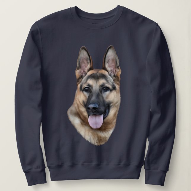 Schäferhund Tröja (Design framsida)