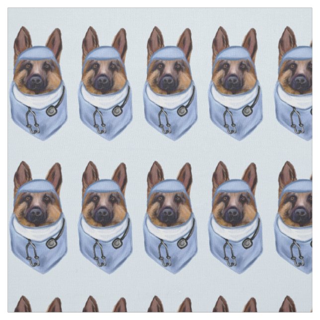 SCHÄFERHUND TYG (Provkarta)
