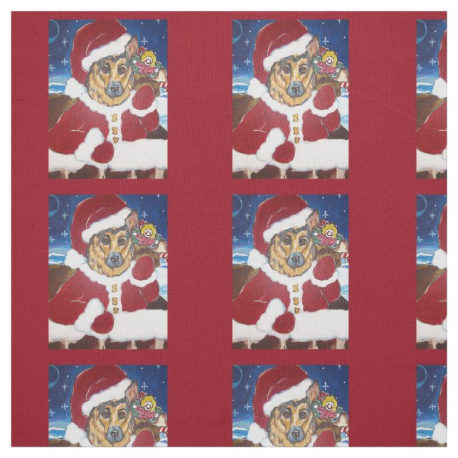 Schäferhund Tyg (Provkarta)