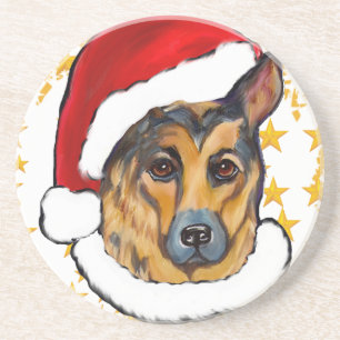 SCHÄFERHUND UNDERLÄGG SANDSTEN