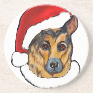 SCHÄFERHUND UNDERLÄGG SANDSTEN