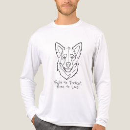 Schäferhund, Uppfödd för att skydda, Född att älsk T Shirt