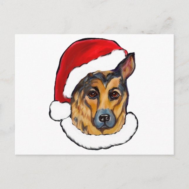 SCHÄFERHUND VYKORT (Framsida)