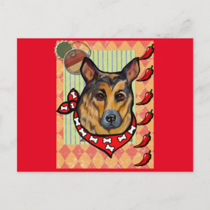 SCHÄFERHUND VYKORT