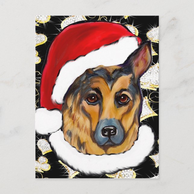SCHÄFERHUND VYKORT (Framsida)