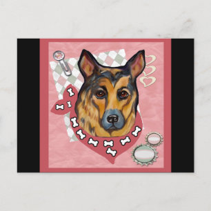 SCHÄFERHUND VYKORT