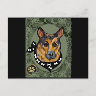 SCHÄFERHUND VYKORT
