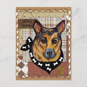 SCHÄFERHUND VYKORT