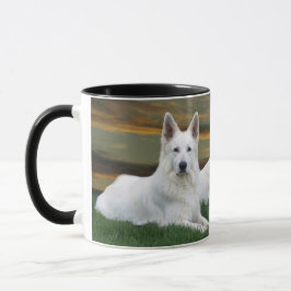 Schäferhunde Black & White Tasse Mugg