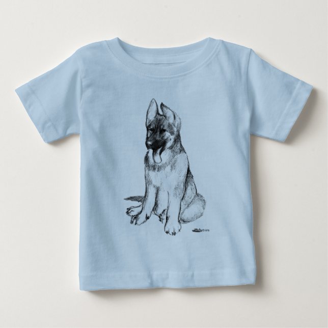 Schäferhundvalp Tröja (Framsida)