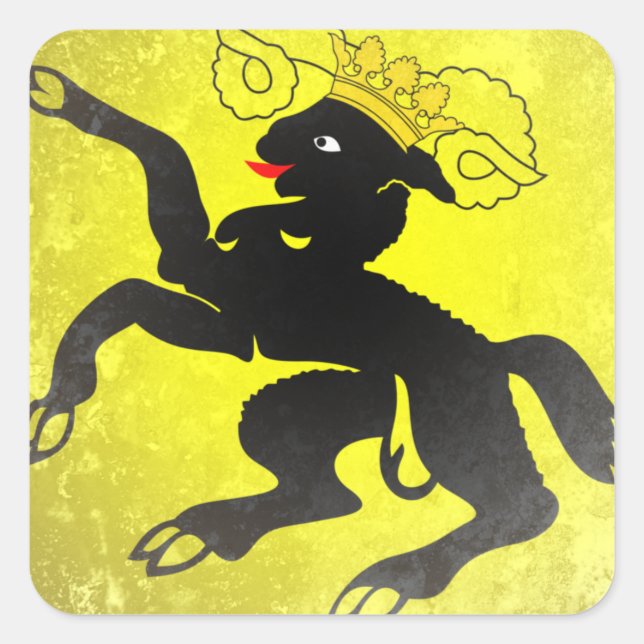 Schaffhausen Fyrkantigt Klistermärke (Framsida)