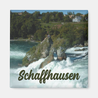 Schaffhausen Scenia Rhine Falls i Schweiz Magnet