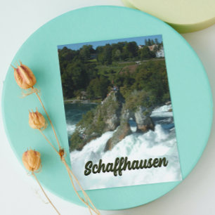 Schaffhausen Scenia Rhine Falls i Schweiz Vykort