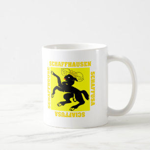 Schaffhausen Schweitz Cantonflagga Kaffemugg