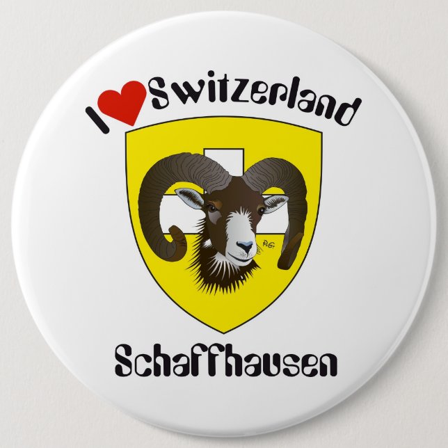 Schaffhausen Schweiz Button Knapp (Framsida)