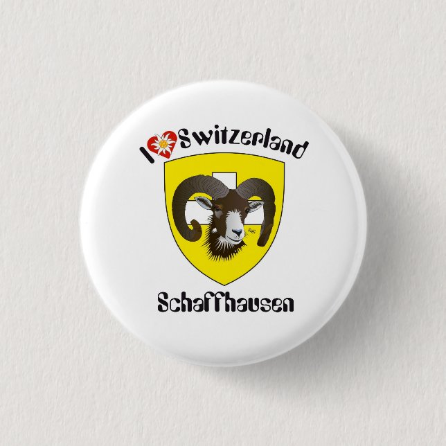 Schaffhausen Schweiz Button Knapp (Framsida)