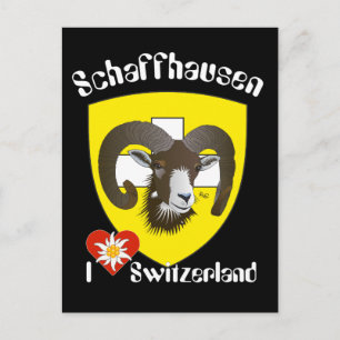 Schaffhausen Schweiz Postkarte Vykort