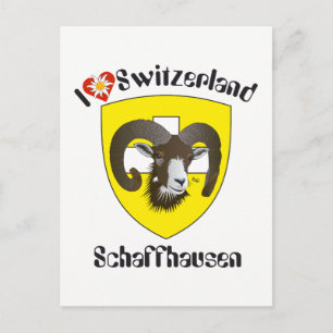 Schaffhausen Schweiz Postkarte Vykort