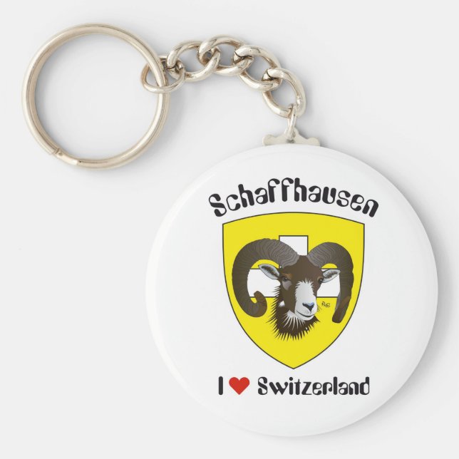 Schaffhausen Schweiz Schlüsselanhänger Nyckelring (Framsidan)
