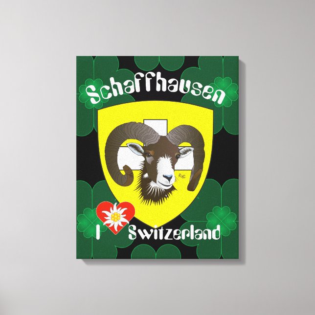 Schaffhausen - Schweiz - Suisse - Leinwand Canvastryck (Framsida)