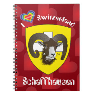 Schaffhausen - Schweiz - Suisse - Notizhefte Anteckningsbok Med Spiral