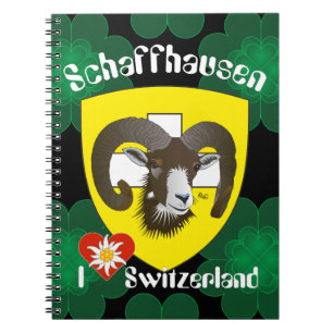 Schaffhausen - Schweiz - Suisse - Notizhefte Anteckningsbok Med Spiral