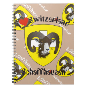 Schaffhausen - Schweiz - Suisse - Notizhefte Anteckningsbok Med Spiral