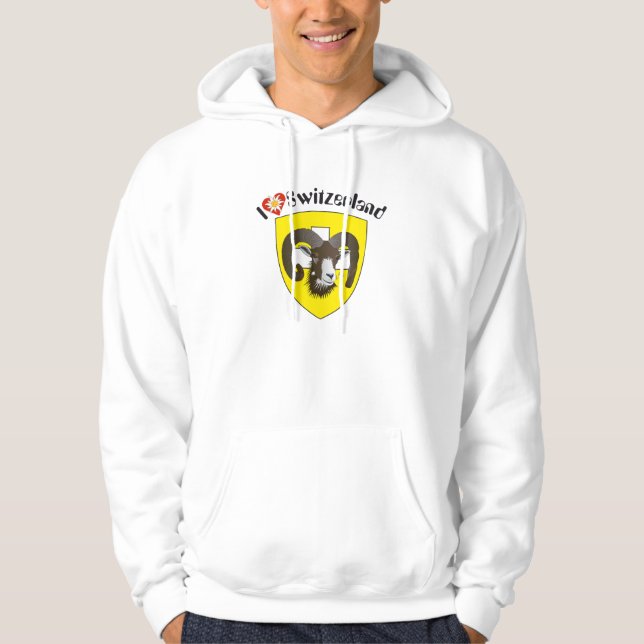 Schaffhausen Schweiz Suisse Svizzera Hoodie (Framsida)