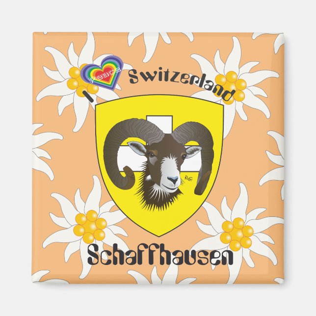 Schaffhausen - Schweiz - Suisse - Svizzera Magnet (Framsidan)