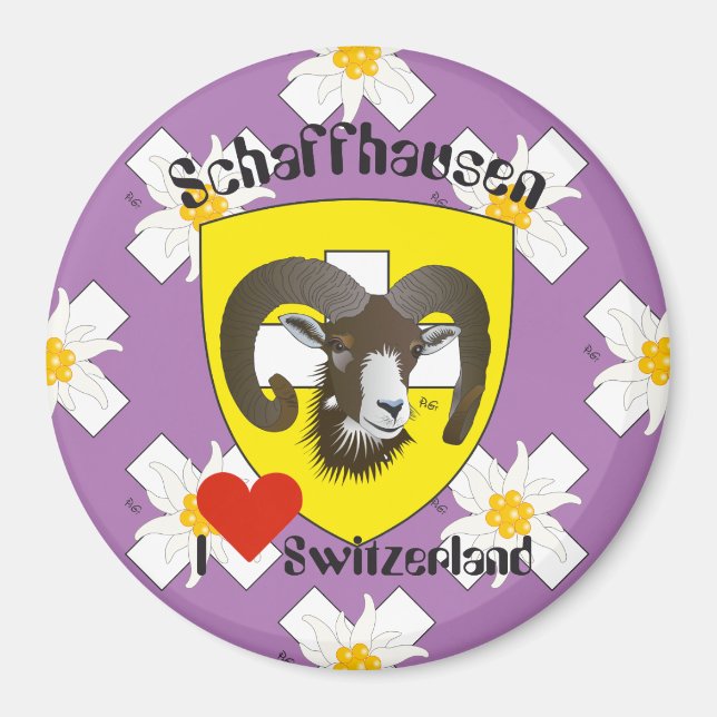 Schaffhausen - Schweiz - Suisse - Svizzera Magnet (Framsidan)