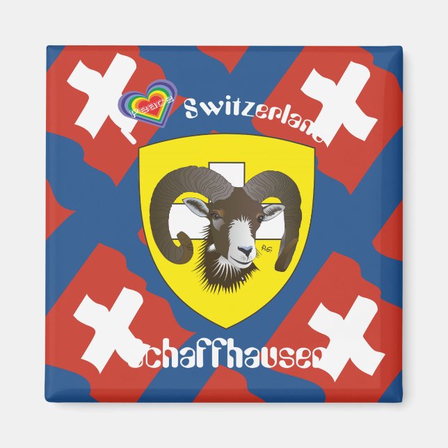 Schaffhausen - Schweiz - Suisse - Svizzera Magnet (Framsidan)