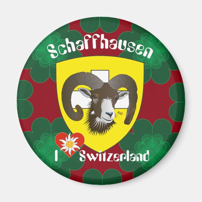 Schaffhausen - Schweiz - Suisse - Svizzera Magnet (Framsidan)
