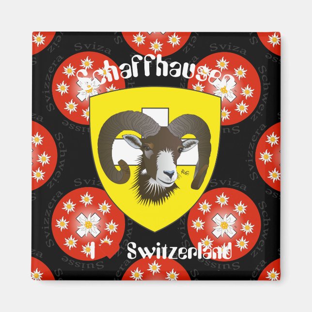 Schaffhausen - Schweiz - Suisse - Svizzera Magnet (Framsidan)