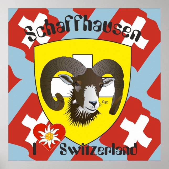 Schaffhausen - Schweiz - Suisse - Svizzera Poster (Framsidan)