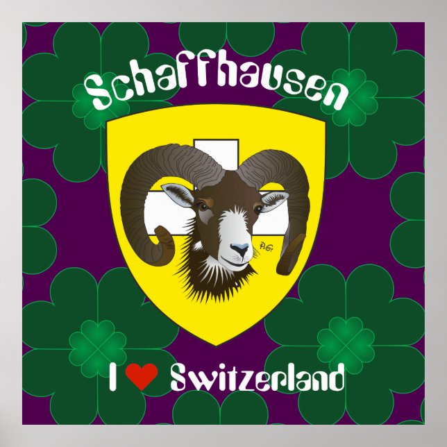 Schaffhausen - Schweiz - Suisse - Svizzera Poster (Framsidan)