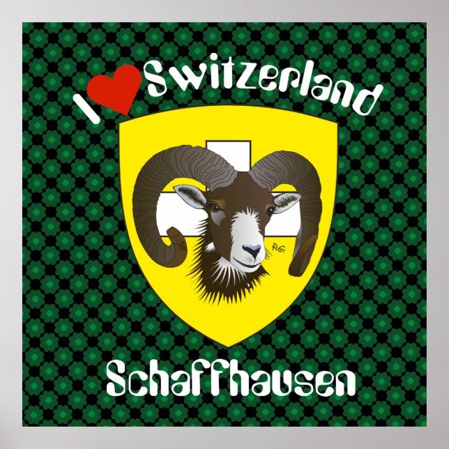 Schaffhausen - Schweiz - Suisse - Svizzera Poster (Framsidan)