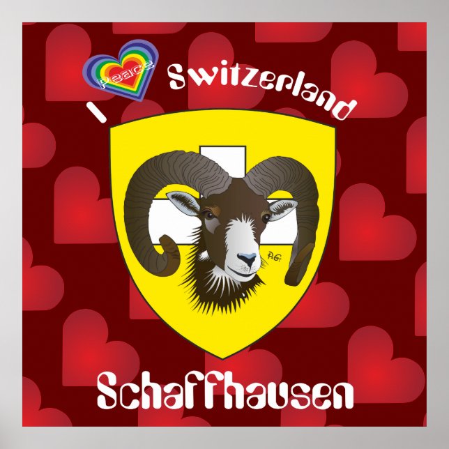 Schaffhausen - Schweiz - Suisse - Svizzera Poster (Framsidan)