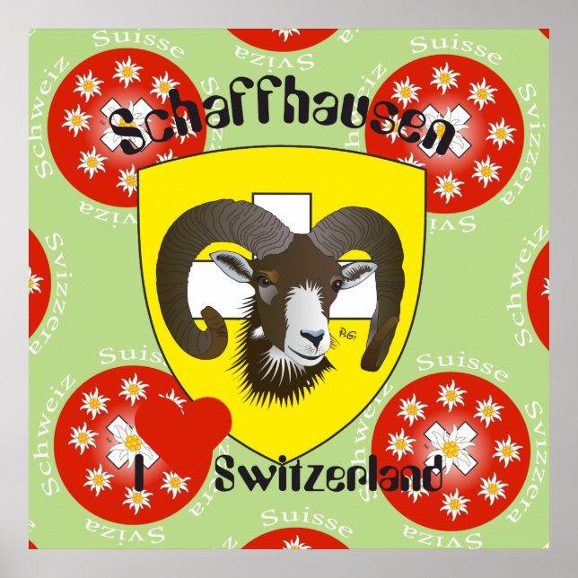 Schaffhausen - Schweiz - Suisse - Svizzera Poster (Framsidan)